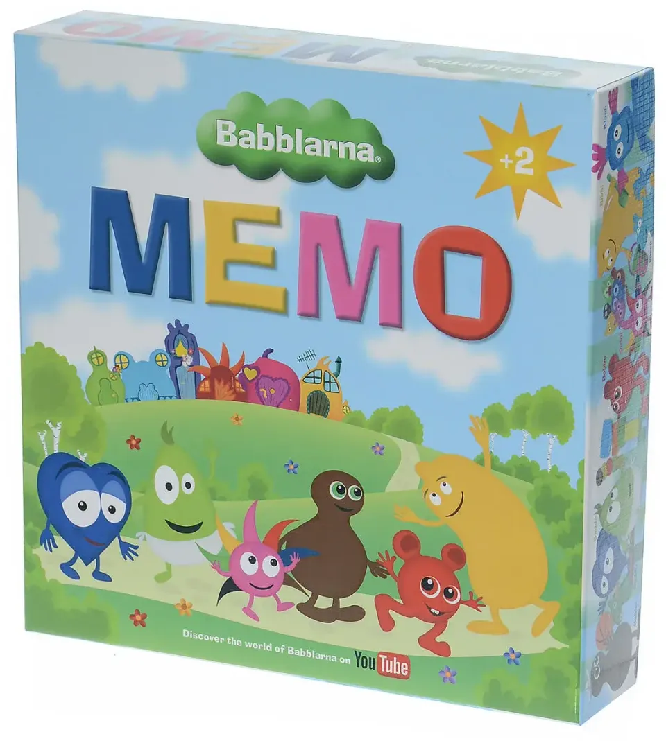 Babblarna memo är kanske den bästa presenten till 2 åring. Det är kul, lärorikt och fint att kolla på.