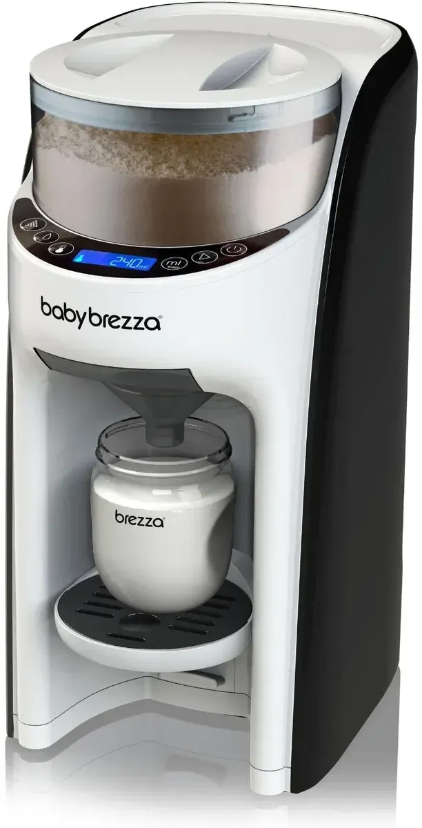 Baby Brezza Formula Pro Advanced vällingmaskin. Ger välling på nolltid.