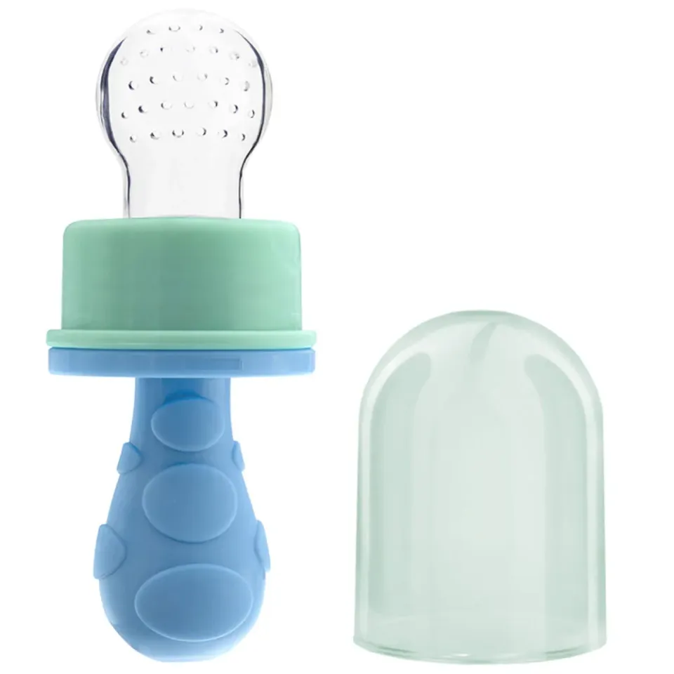 Bambino provsmakarnapp kan man ge ett barn som får sina första tänder. Fyll med kalla frukter, så lindrar det smärtan.
