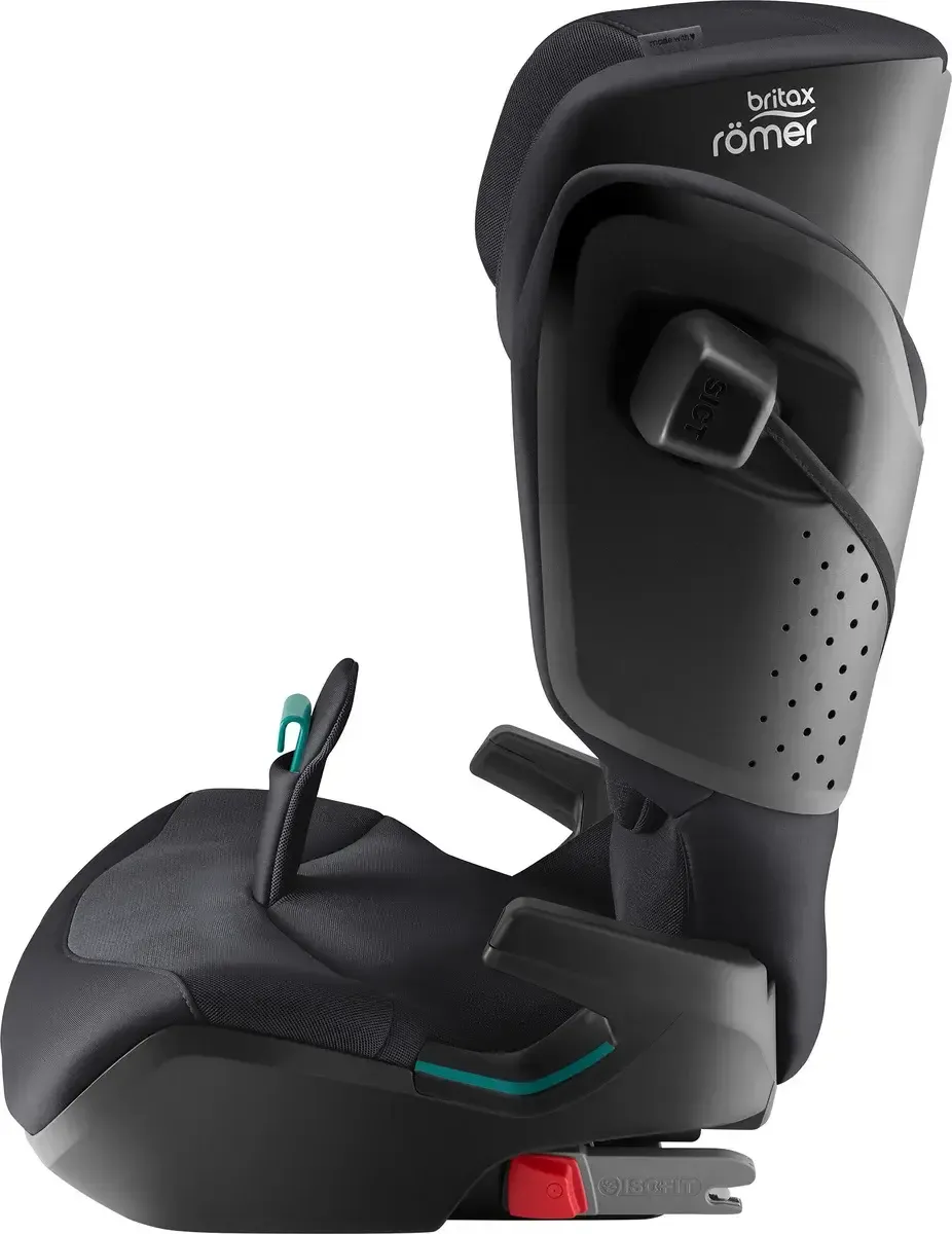 Britax Römer Kidfix Pro från sidan. Denna bältesstol vinner bäst i test.