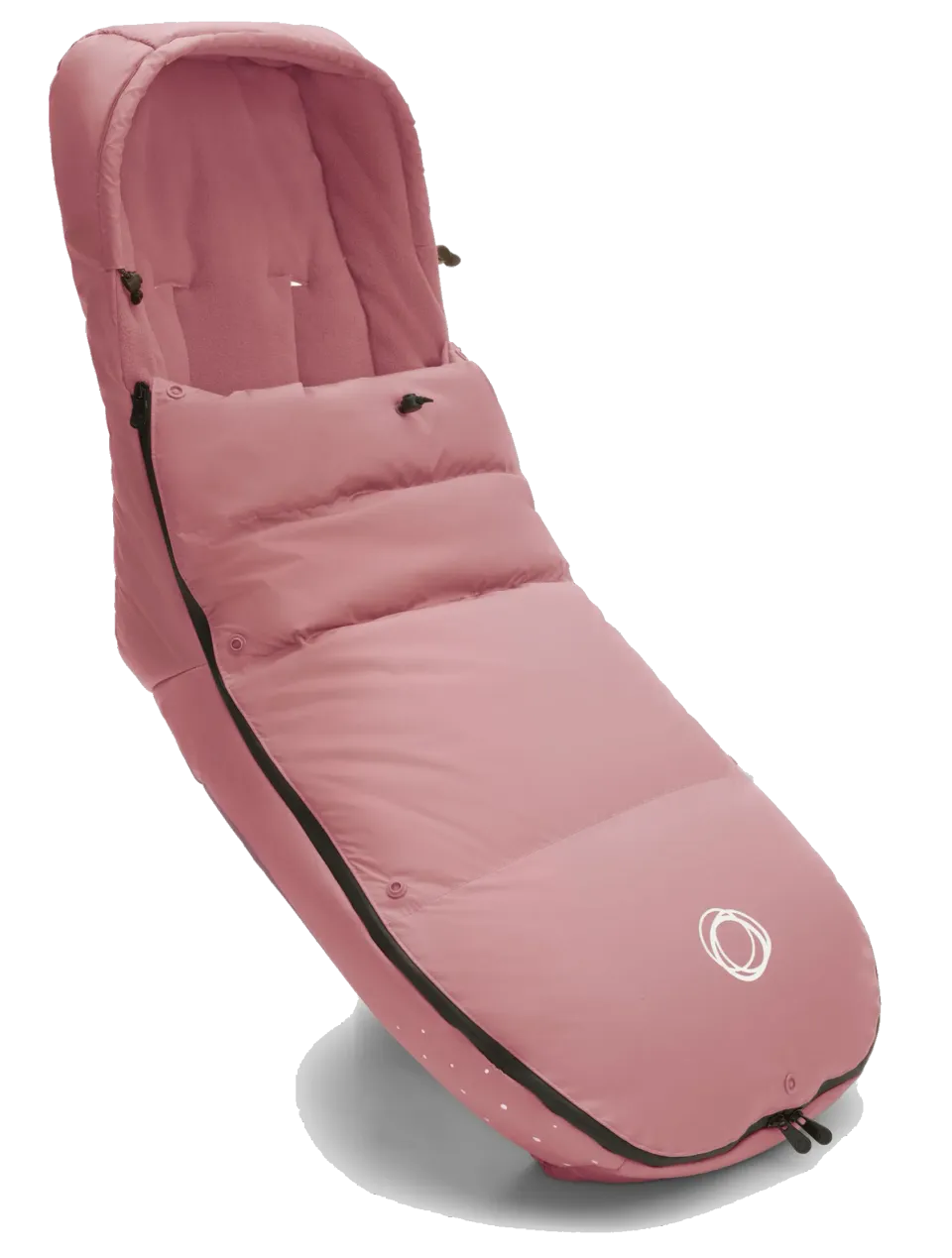 Bugaboo Performance åkpåse för vinter i rosa färg. Detta är en bäst i test åkpåse för Bugaboos vagnar. Används med fördel i liggdelen under kyliga dagar.