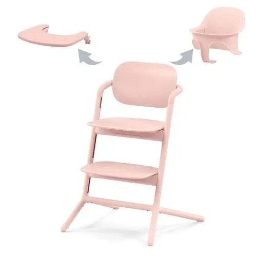 Cybex Lemo rosa matstol barn är en snygg och innovativ modell, som vi tycker är bäst bland de med hög maxvikt.