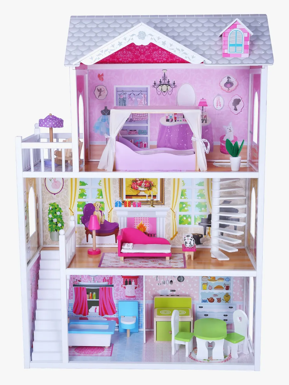 Edufun Arias Dockhus är ett stort och mysigt dockhus som är en fin present till 3 årig dotter tycker vi.