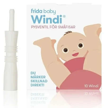 Frida Baby Windi pysventil kan med fördel användas vid magont och magknip hos en bebis. Det är ett starkt tips från oss som lindrar omedelbart. Perfekt när spädbarnet börjar få ont under kvällen och natten.