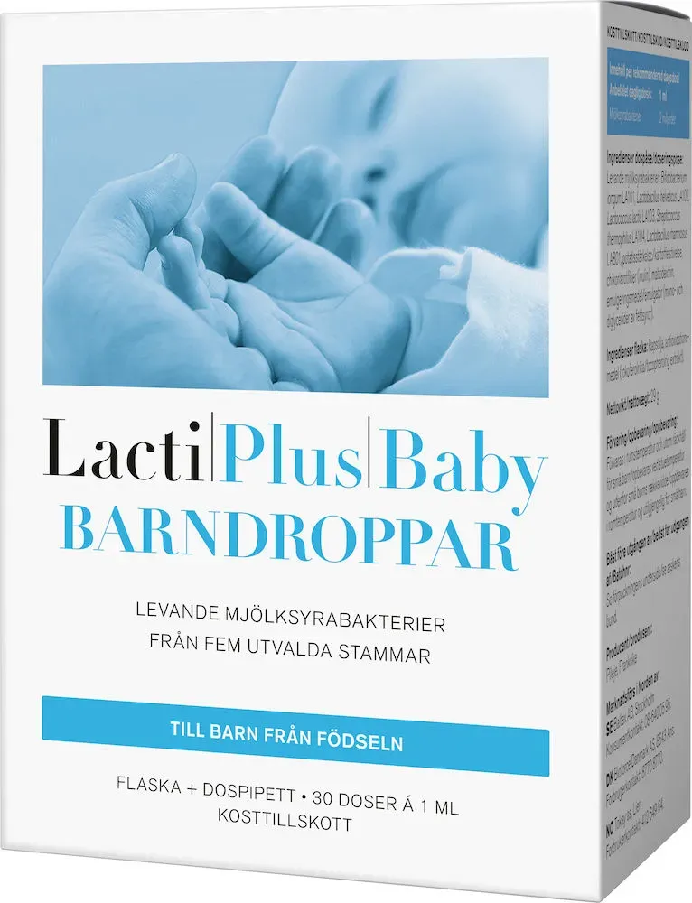 Lactiplus magdroppar hjälper vid magont hos bebisar. De ger en bättre tarmflora och kan minska magknipet effektivt.