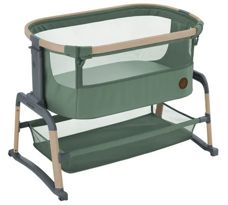 Maxi-Cosi Iora Air sidosäng är den bästa bedside criben enligt oss. Den är snygg och har massor av användbara funktioner för föräldrar.