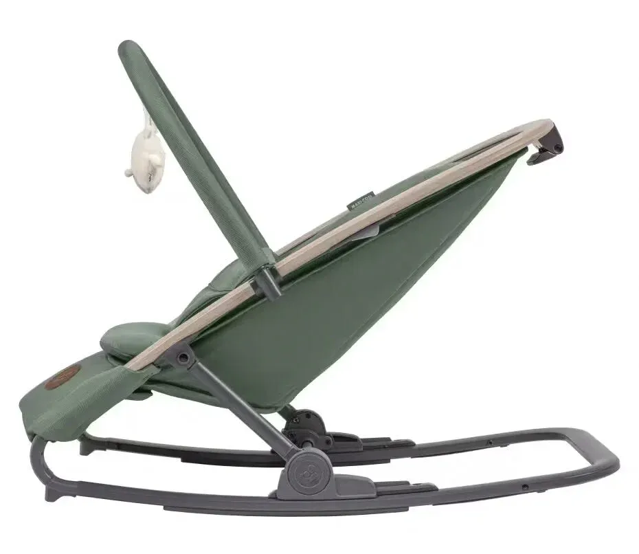 Maxi-Cosi Kori är en prisvärd och billig babysitter som kommer med en lekbåge med leksaker monterade på.
