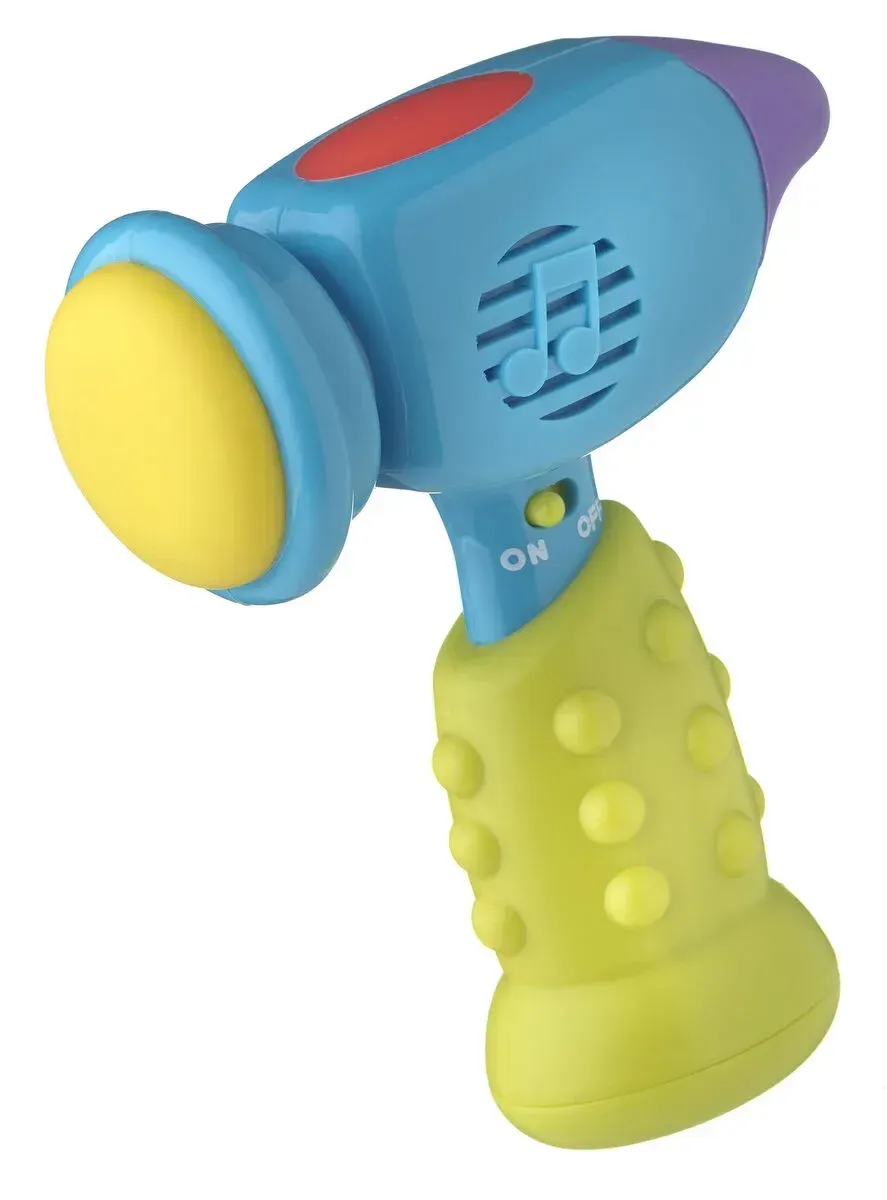 Playgro Jerrys Class Leksakshammare är en rolig aktivitetsleksak för små barn.