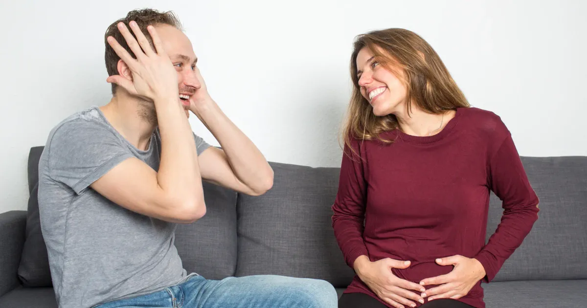 20 roliga sätt att berätta att man är gravid